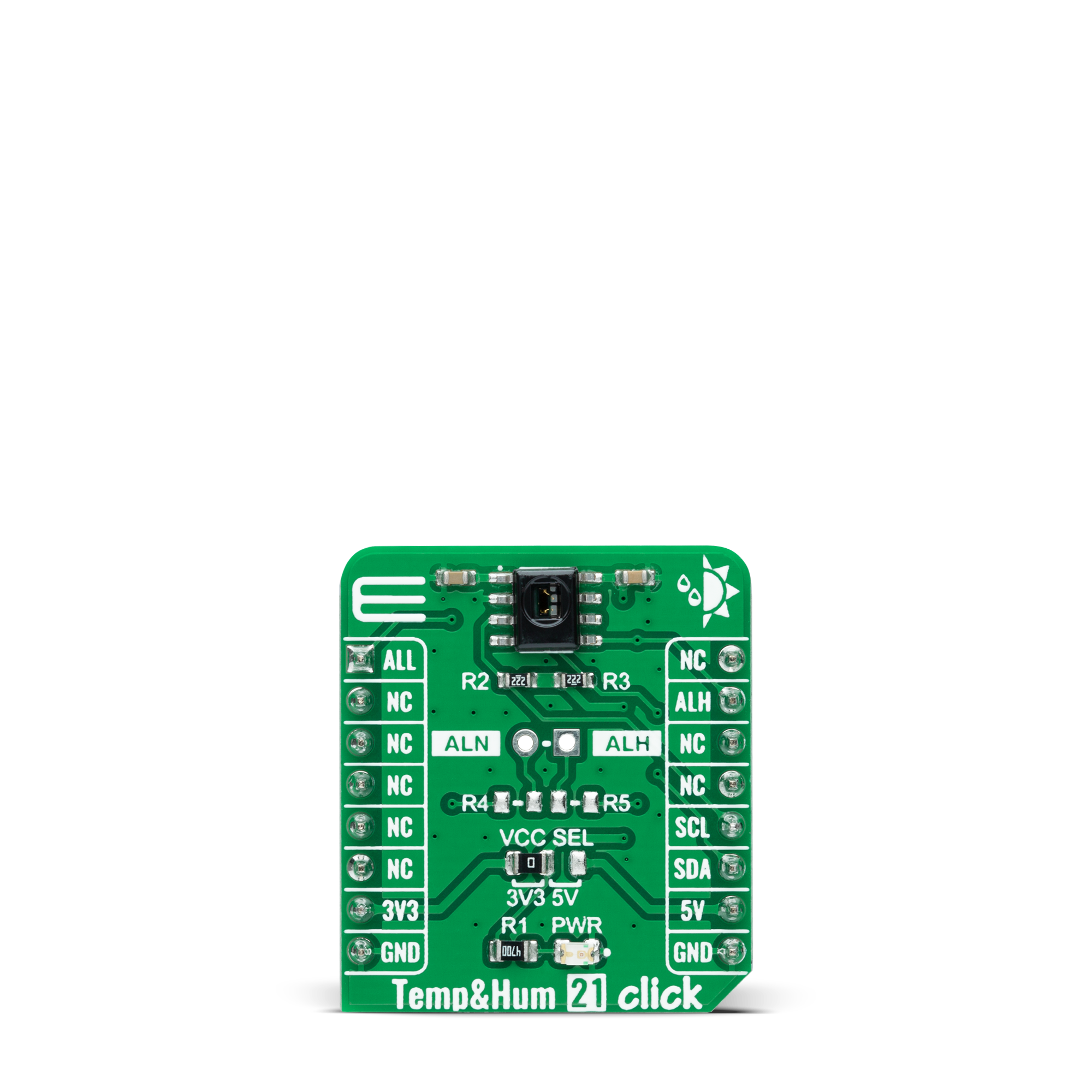 Temp&Hum 21 Click top side image