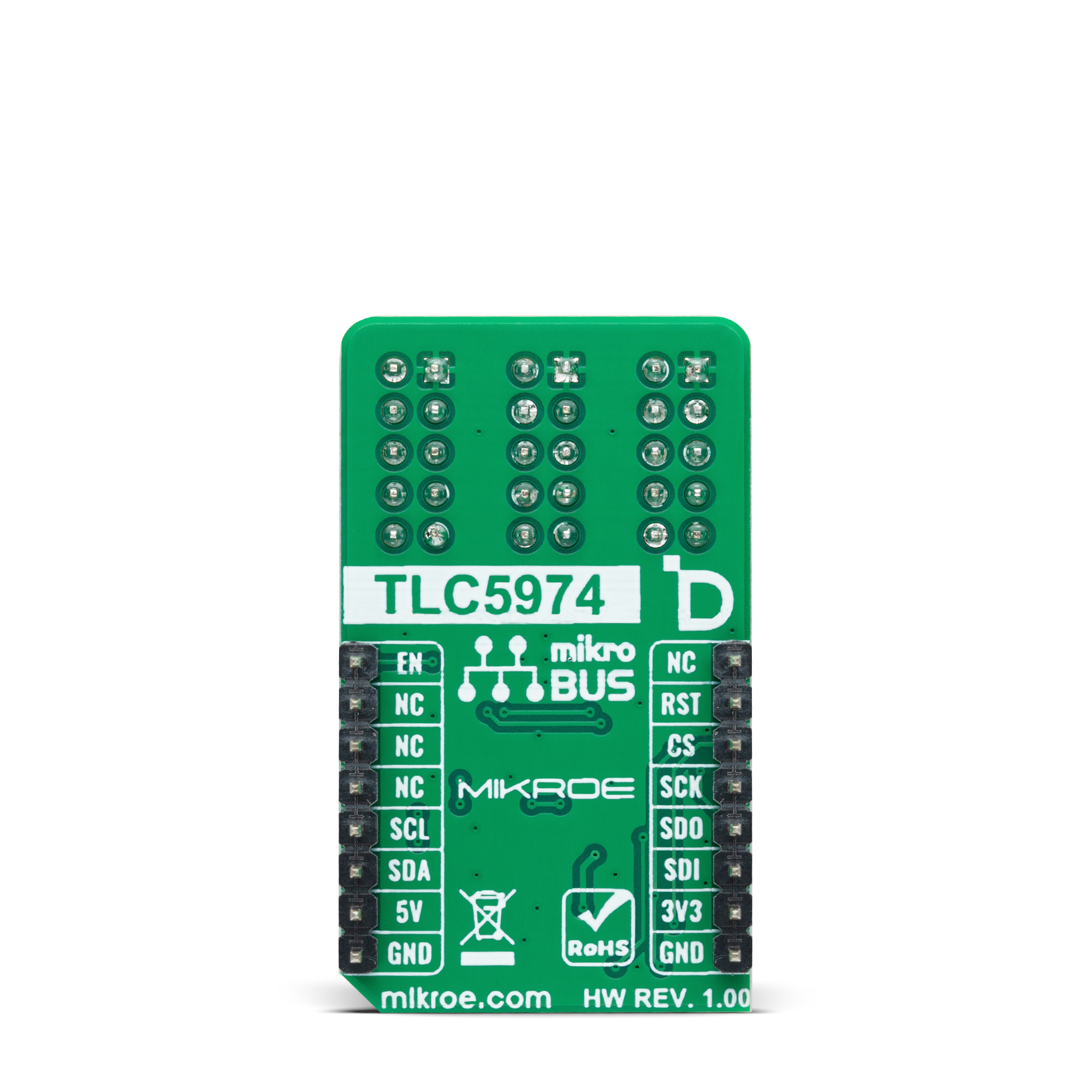 LED Driver 18 Click bottom side image