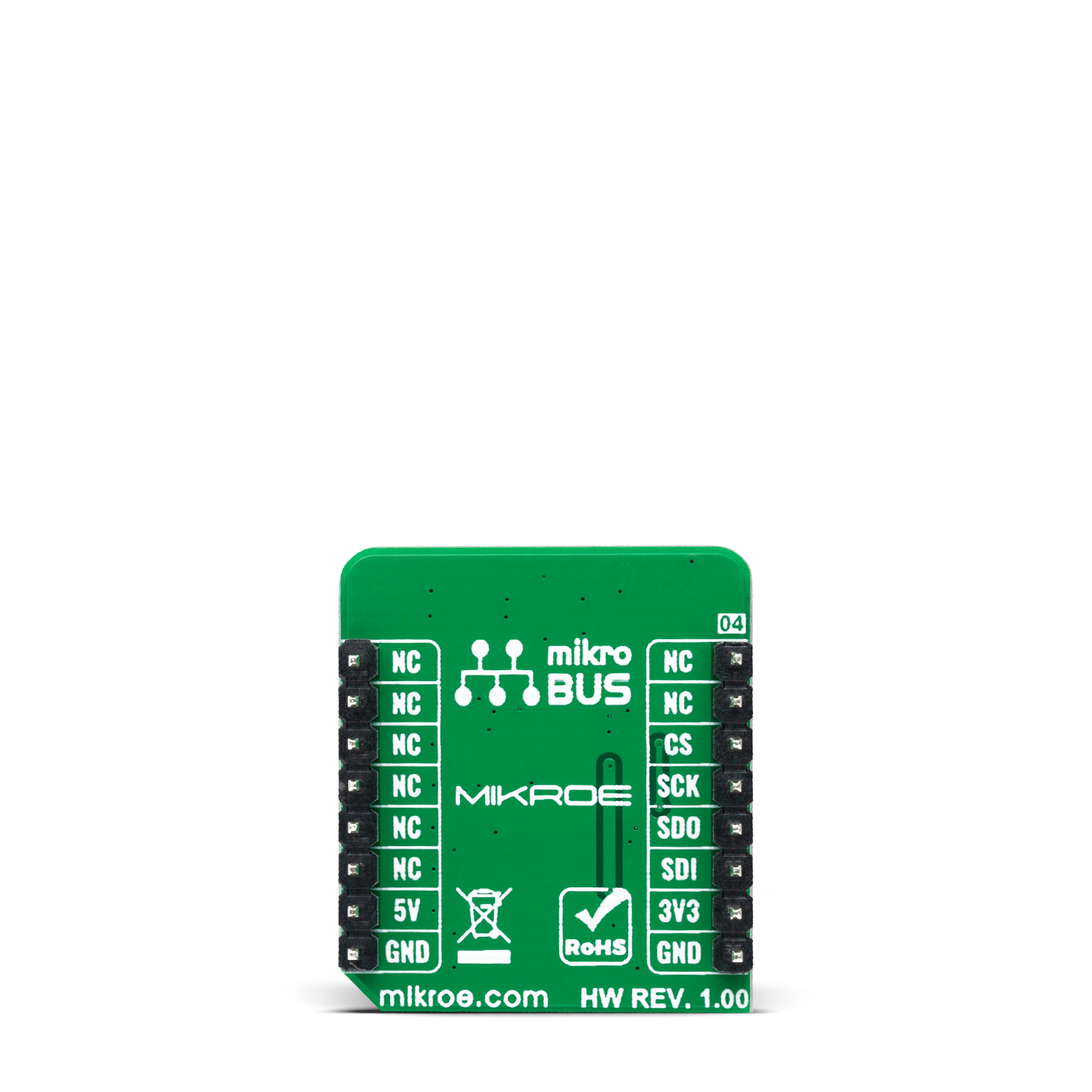 Inclinometer Click bottom side image