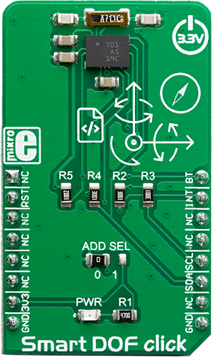LTE IoT 5 Click front image hardware assembly