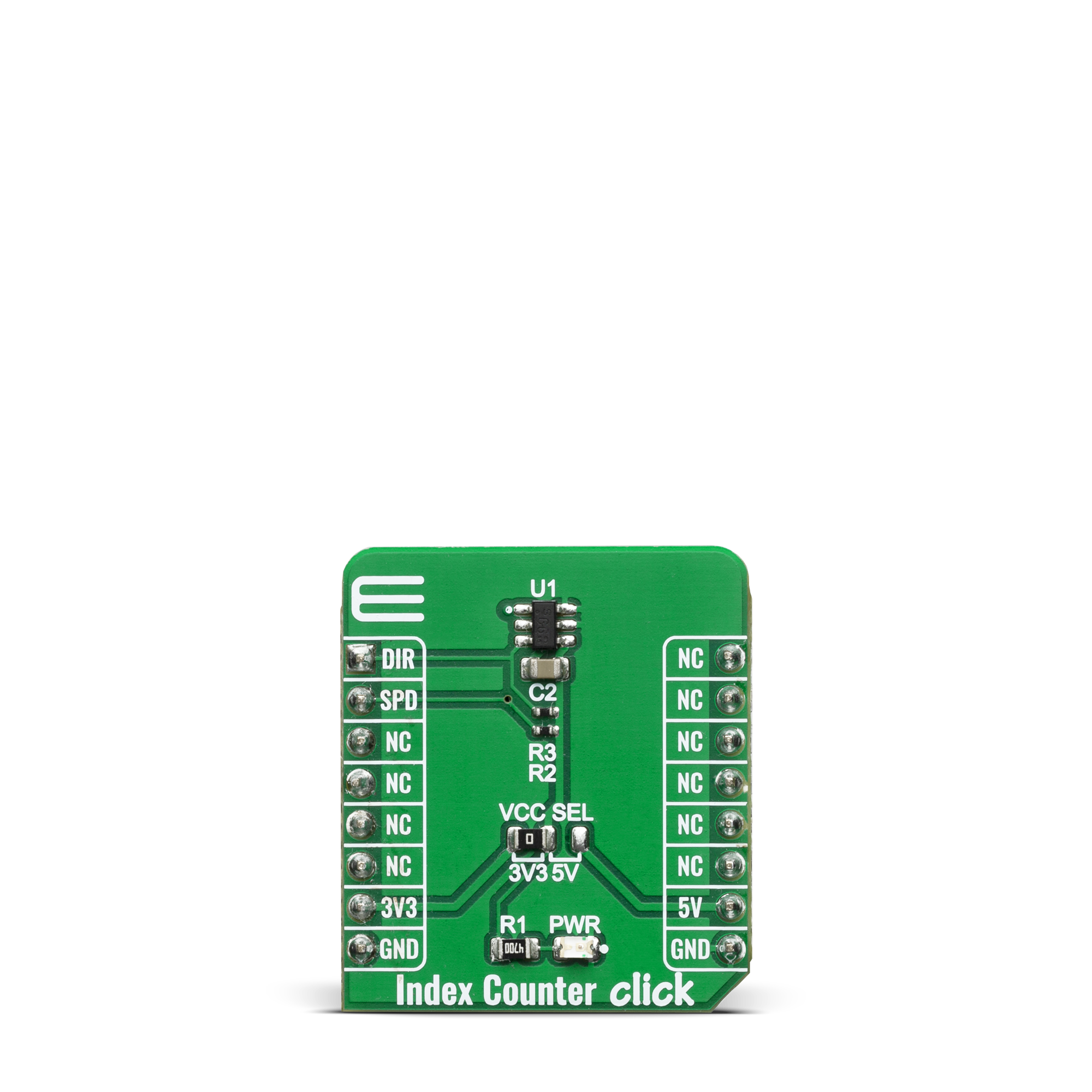 Index Counter Click top side image