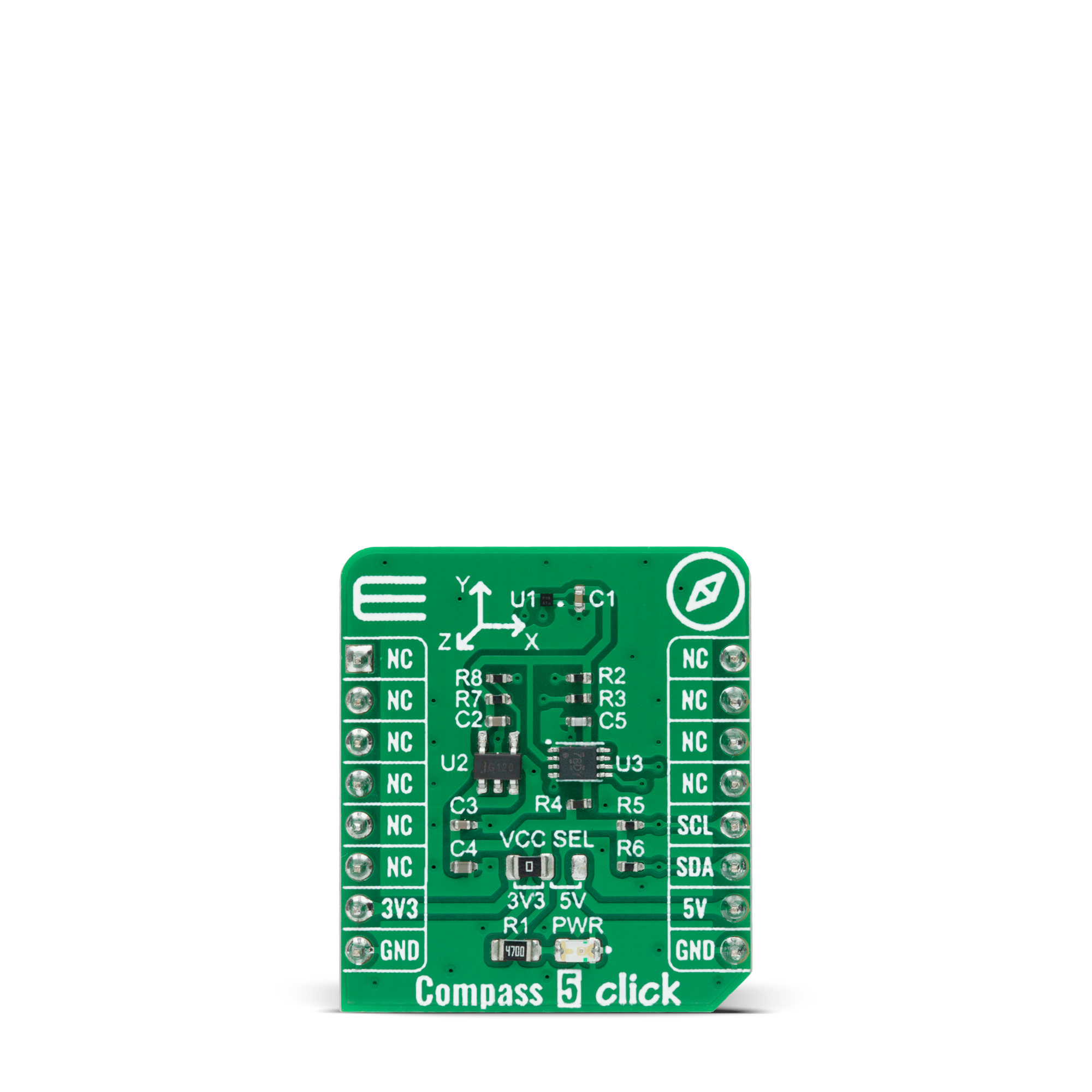 Compass 5 Click top side image