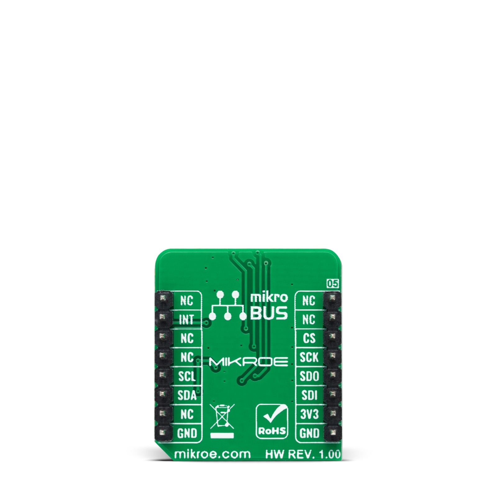 6DOF IMU 17 Click bottom side image