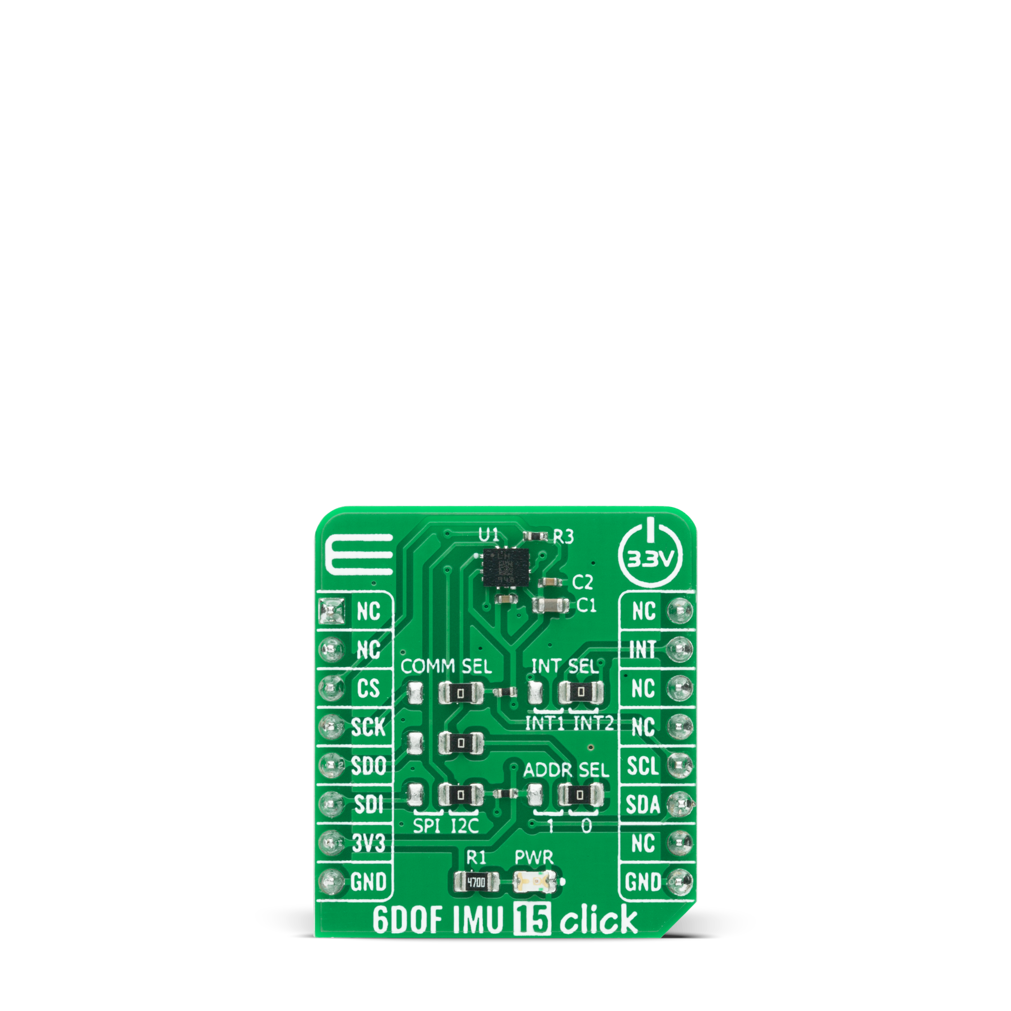 6DOF IMU 15 Click top side image
