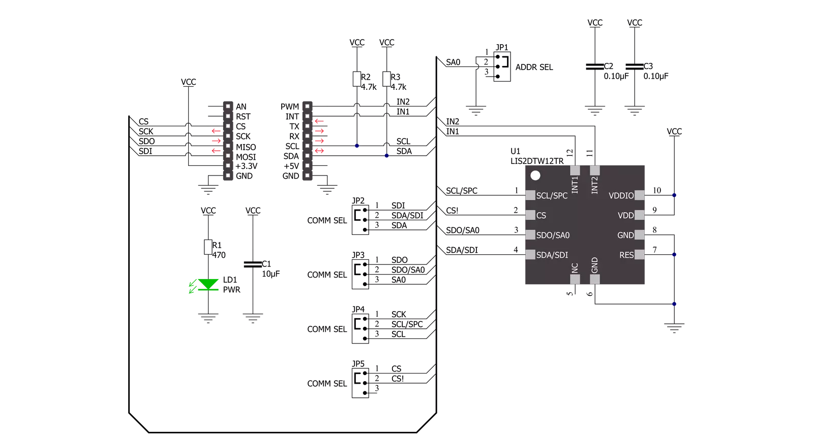 Accel 19 Click Schematic schematic