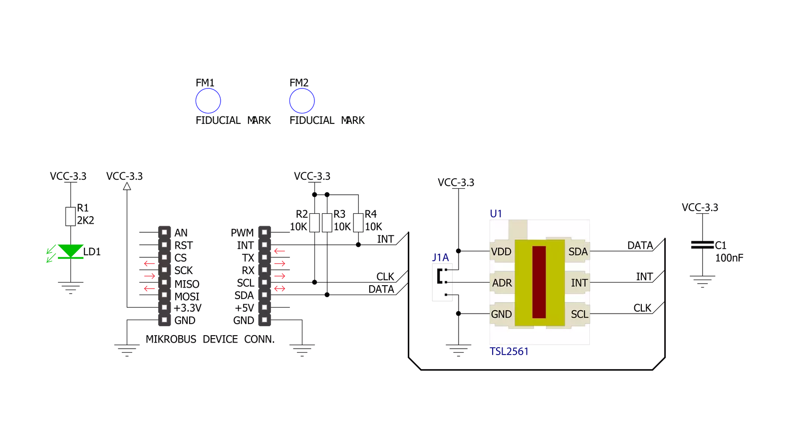 Illuminance Click Schematic schematic