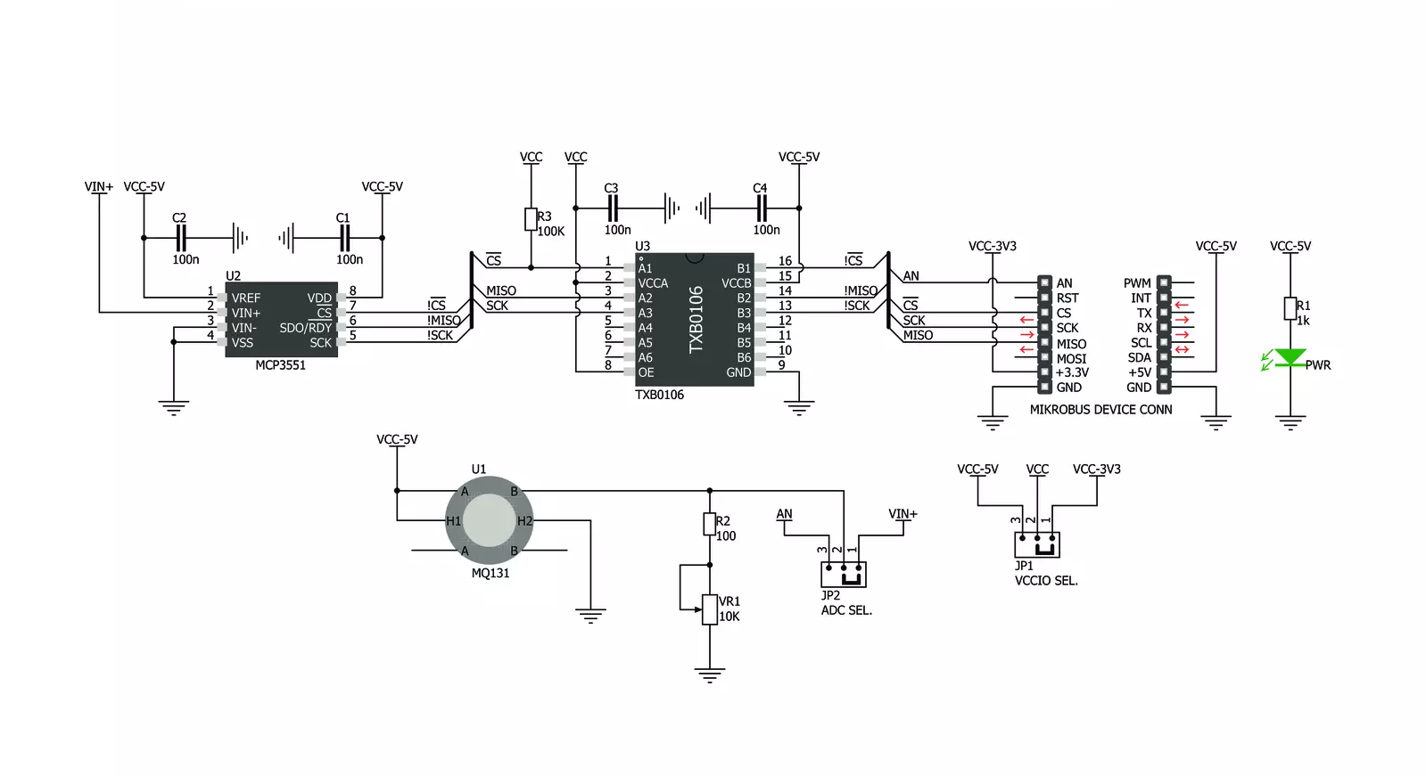 Ozone 2 Click Schematic schematic