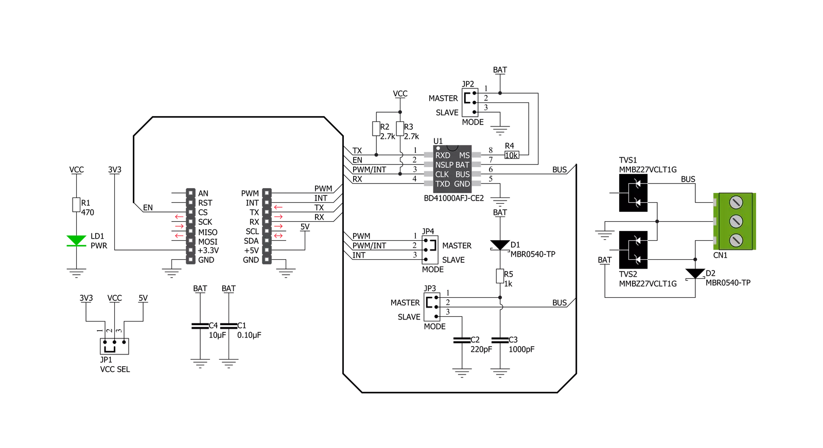 CXPI Click Schematic schematic