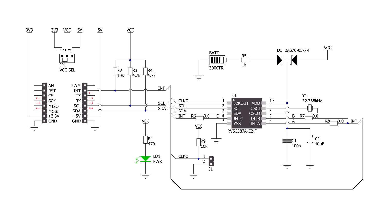 RTC 17 Click Schematic schematic