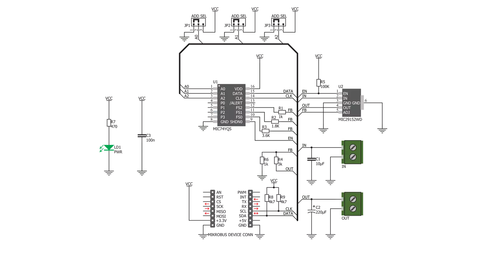 Fan 3 click Schematic schematic