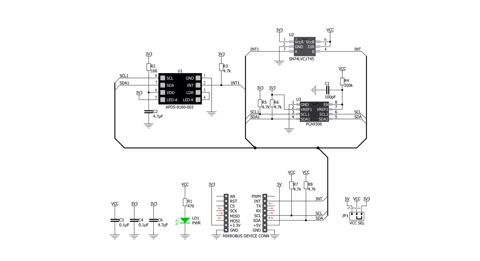 Ambient 9 Click Schematic schematic