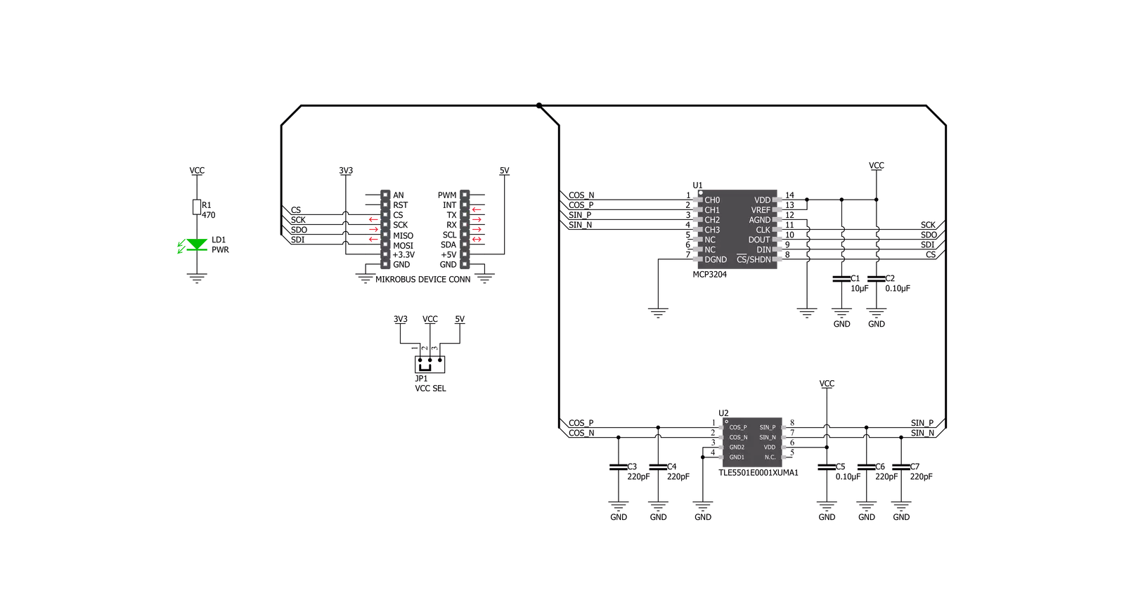TMR Angle Click Schematic schematic