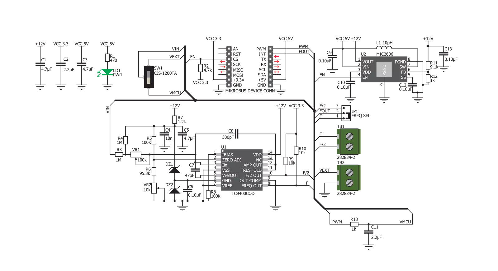 V To Hz Click Schematic schematic