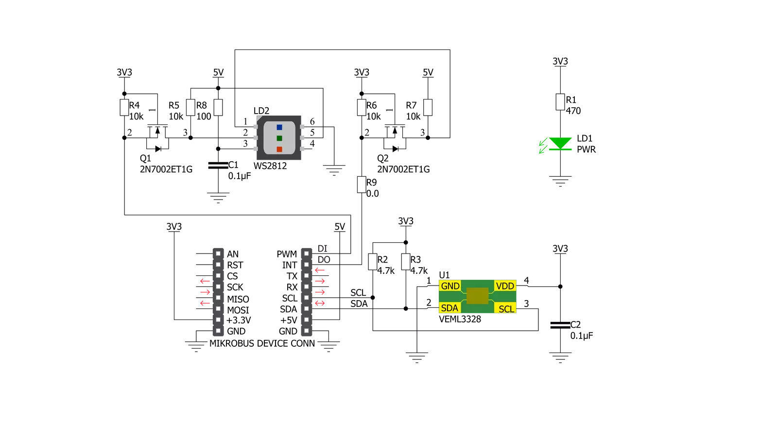 Color 10 Click Schematic schematic