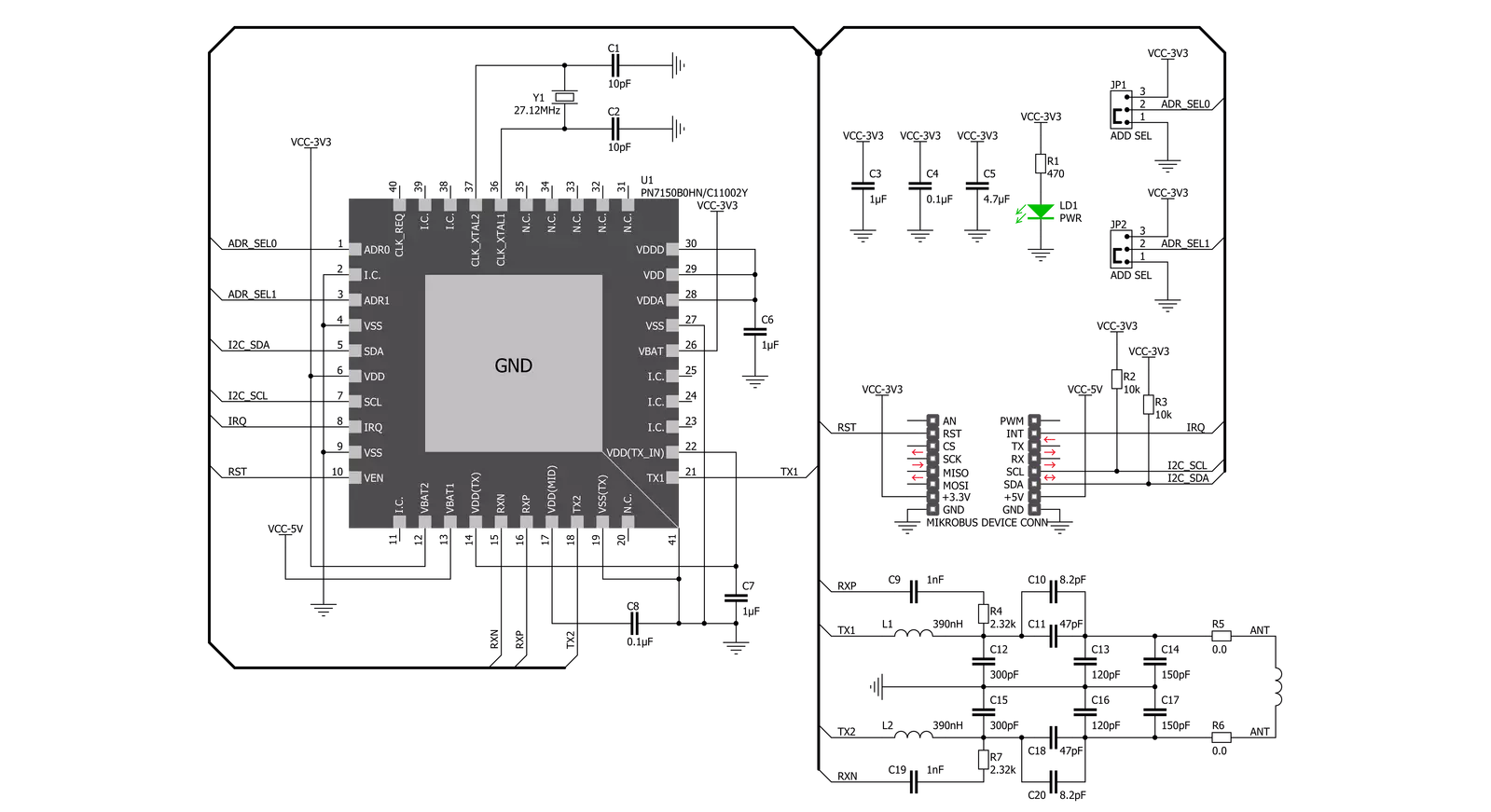 NFC 2 Click Schematic schematic