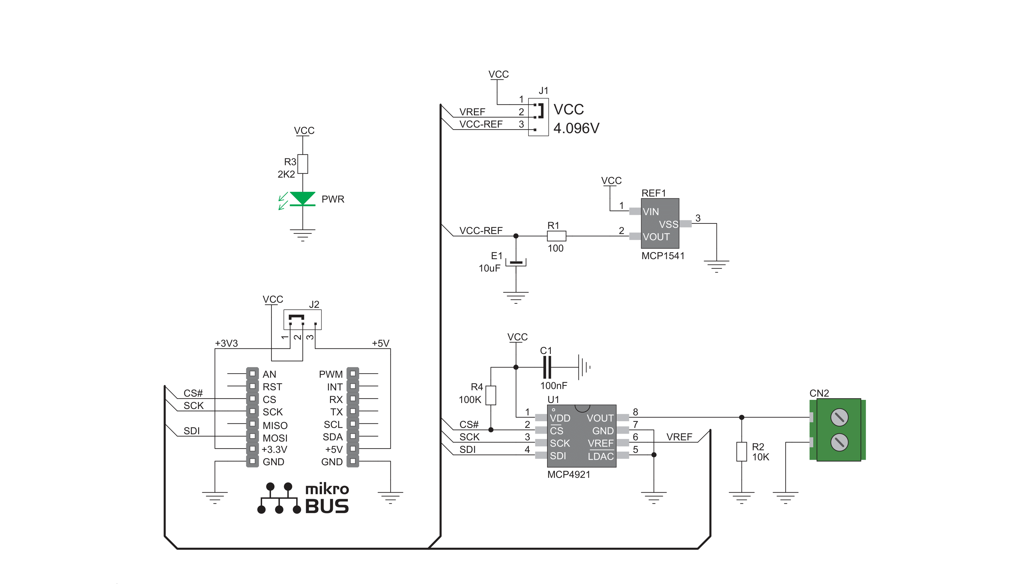 DAC Click Schematic schematic