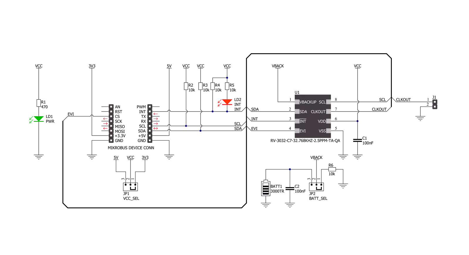 RTC 18 Click Schematic schematic