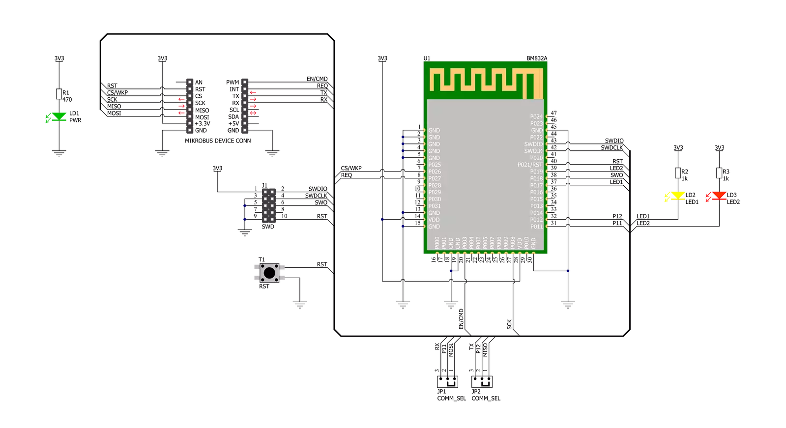 BLE 12 Click Schematic schematic