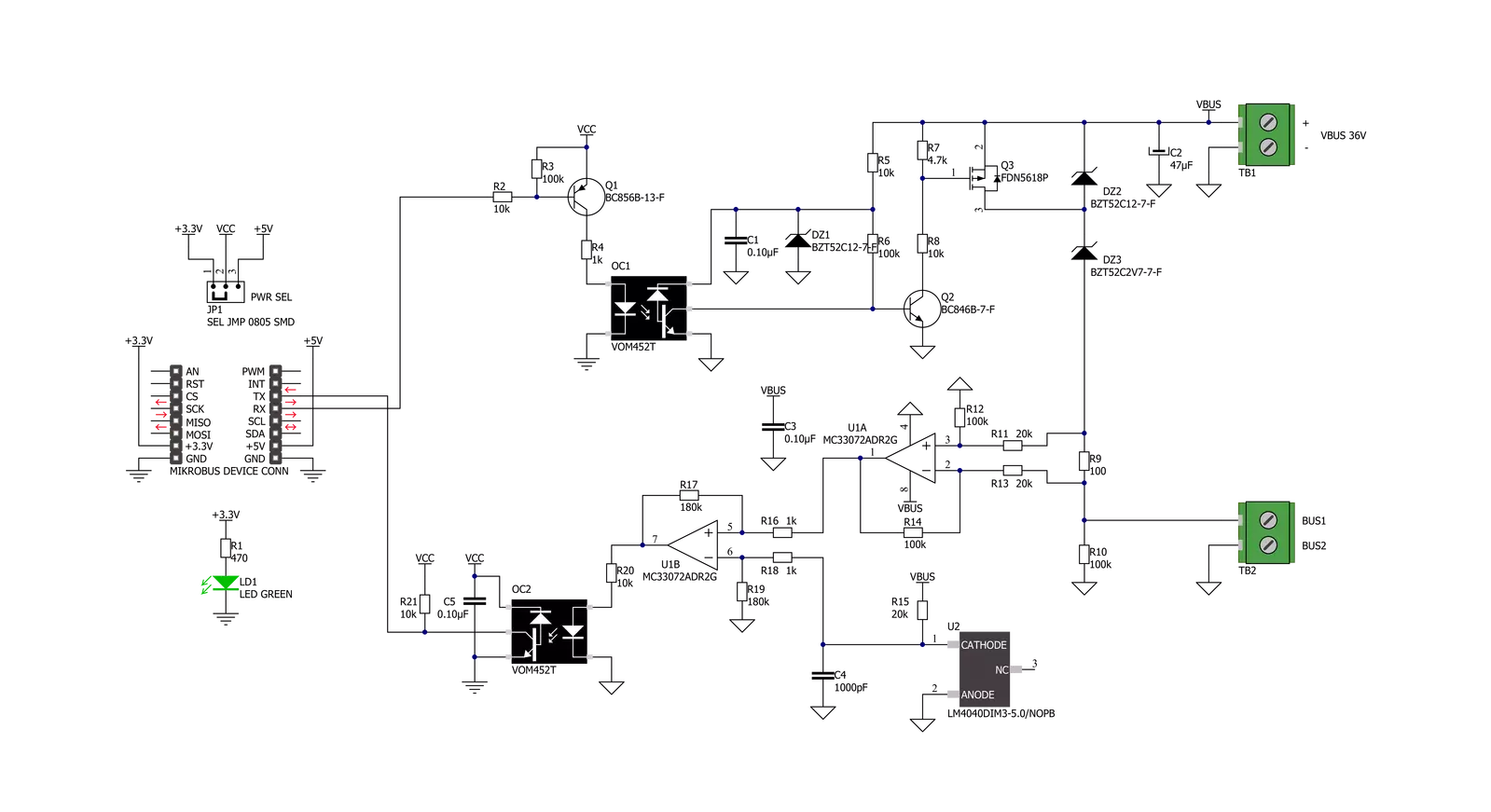 M-Bus Master Click Schematic schematic