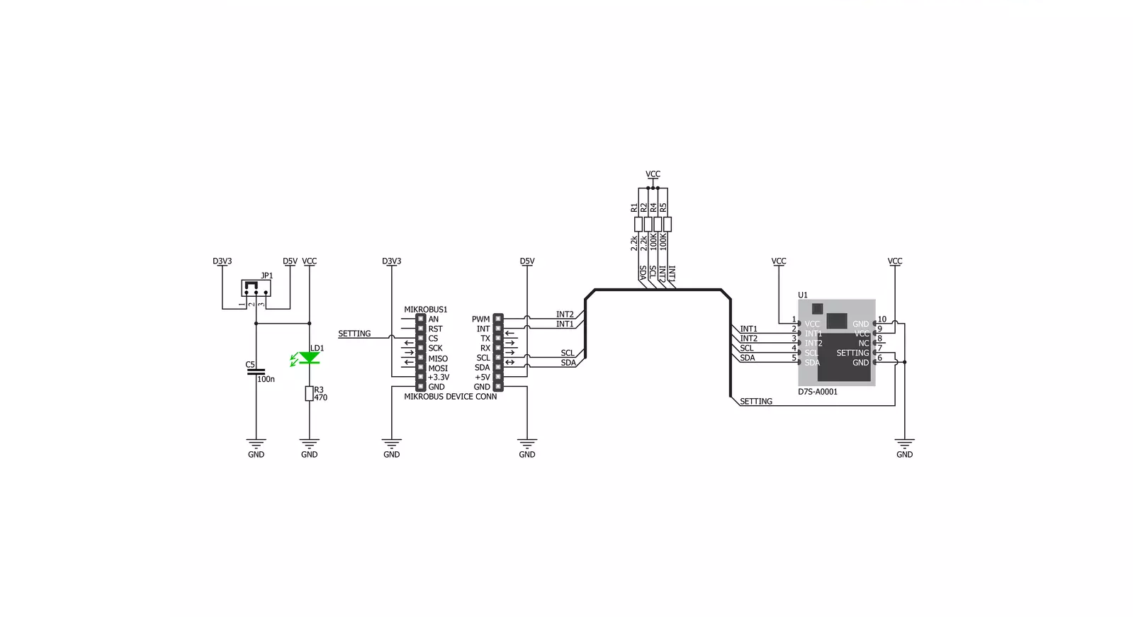 Earthquake click Schematic schematic