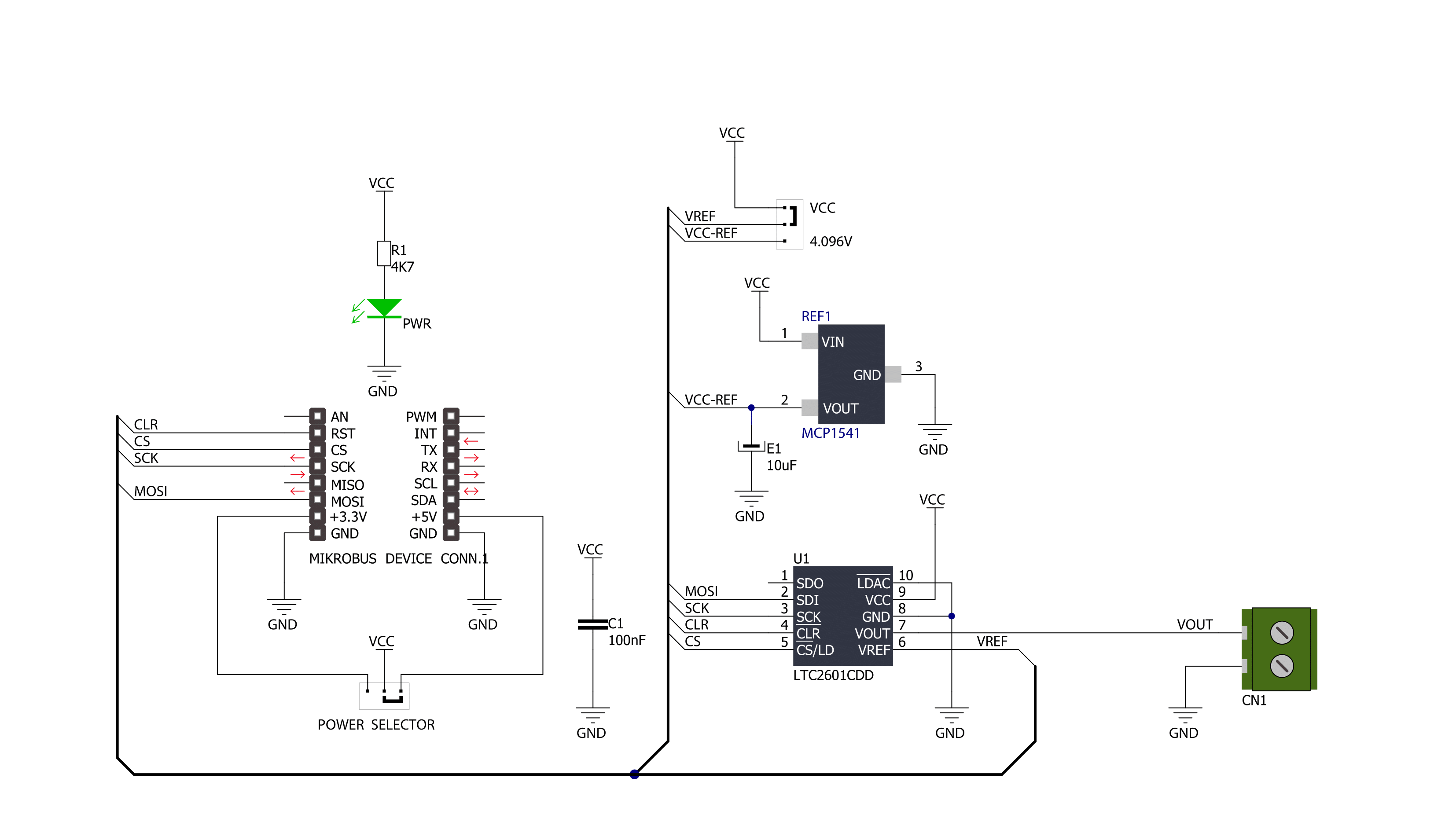 DAC 2 Click Schematic schematic