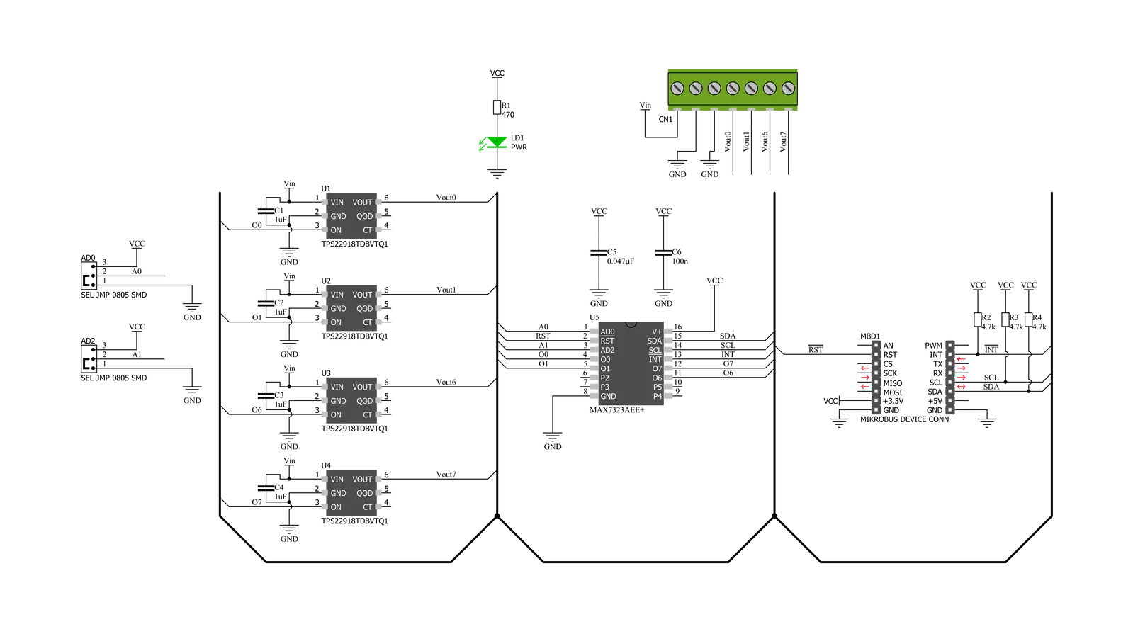 SolidSwitch Click Schematic schematic