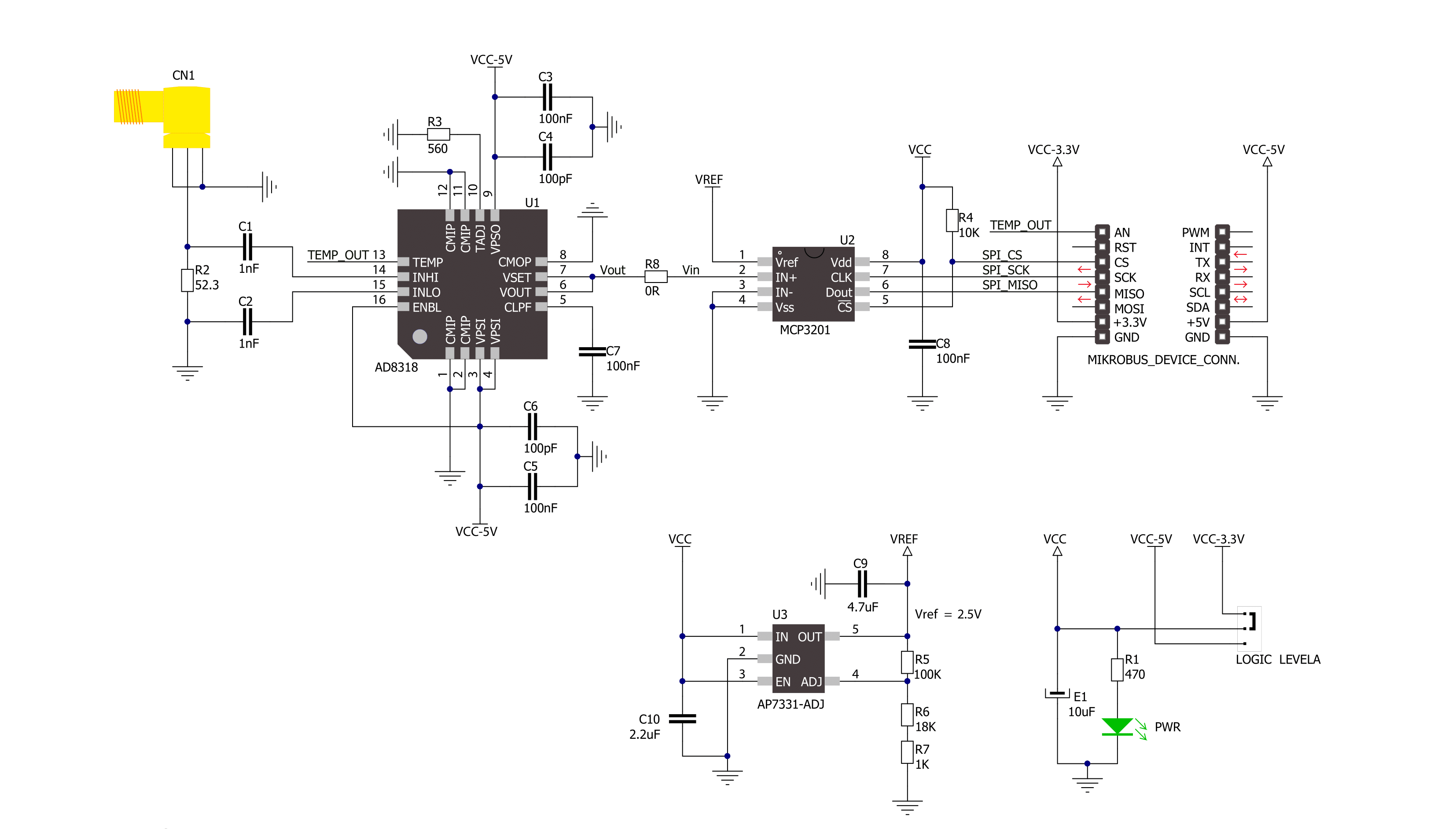 RF Meter Click Schematic schematic