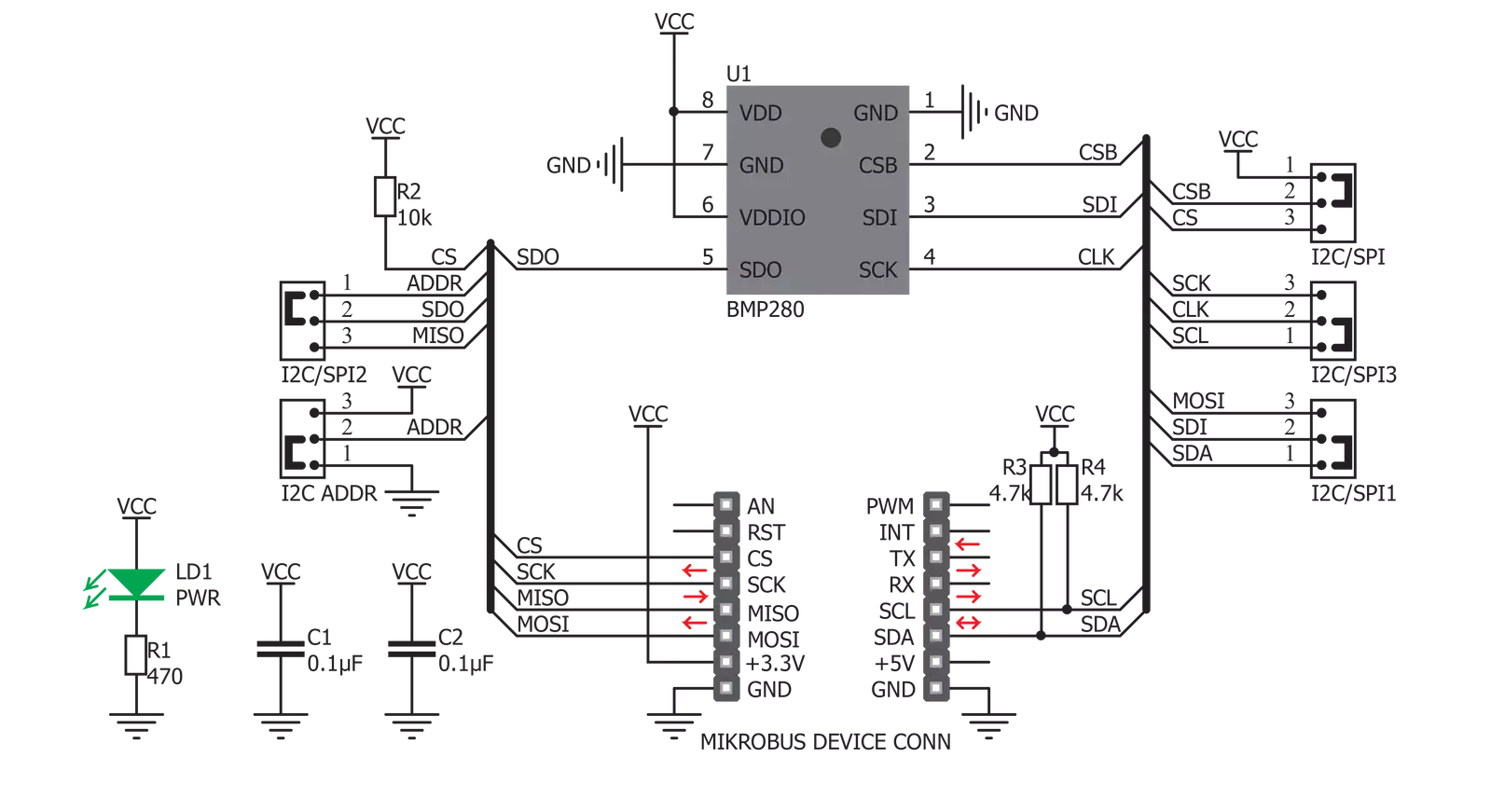 Pressure 4 Click Schematic schematic