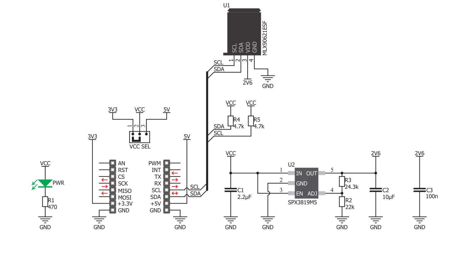 IR Grid Click Schematic schematic
