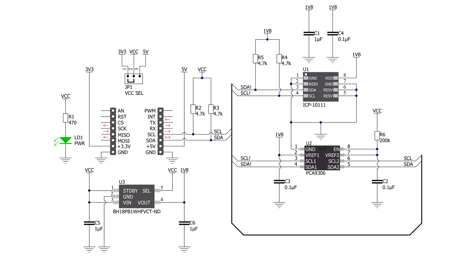 Barometer 4 Click Schematic schematic