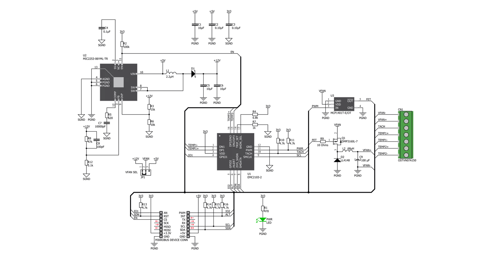 Fan 6 Click Schematic schematic