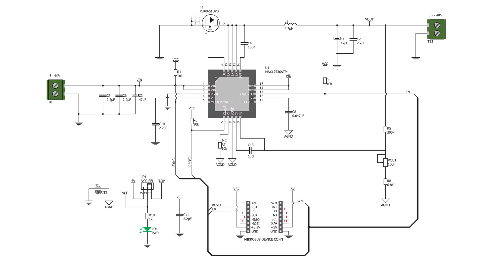 Buck 8 Click Schematic schematic