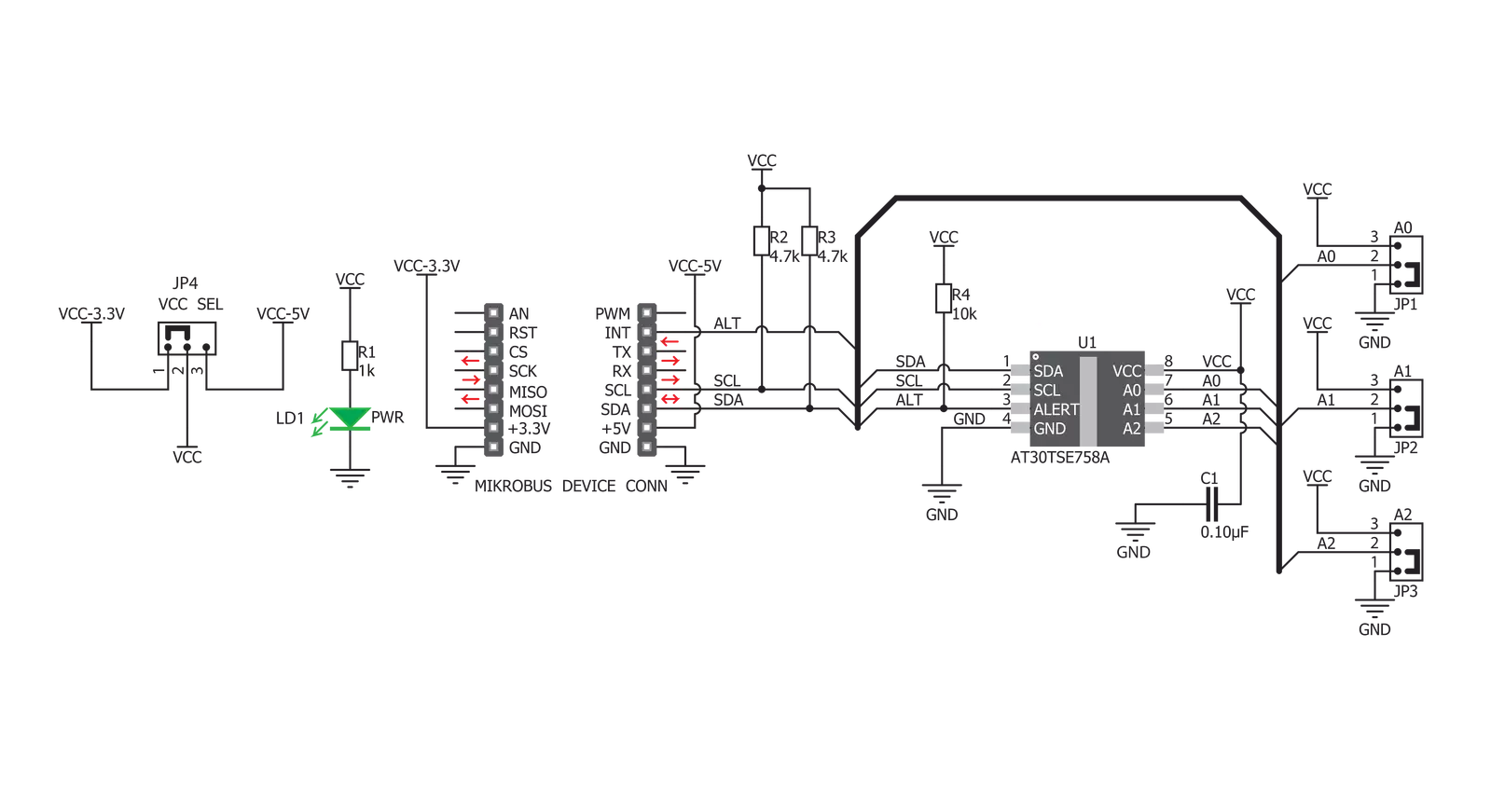 Temp-Log Click Schematic schematic