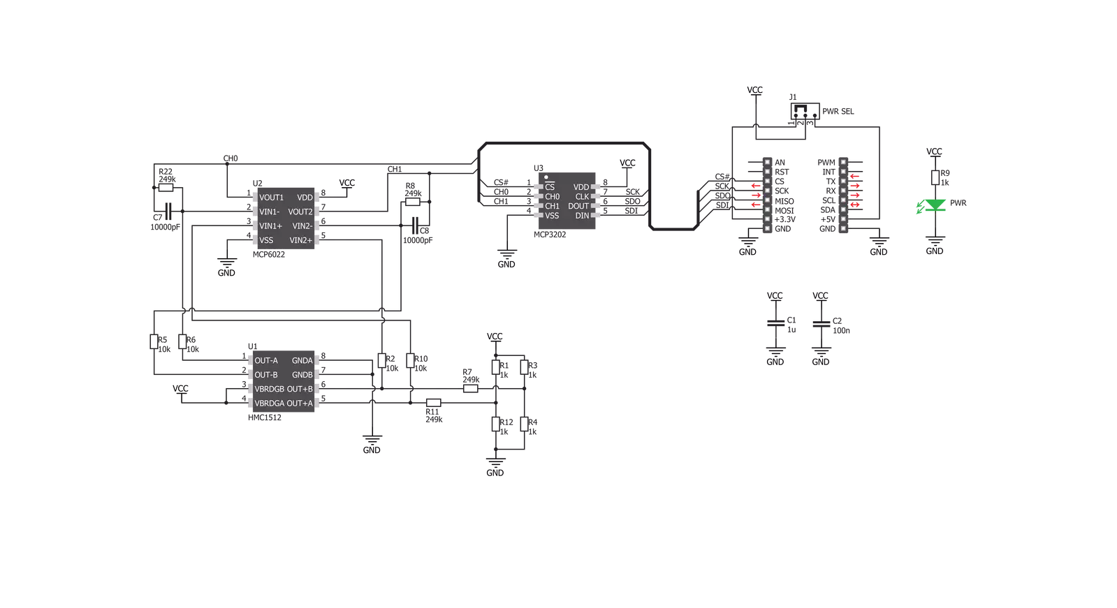 Magnetic rotary Click Schematic schematic