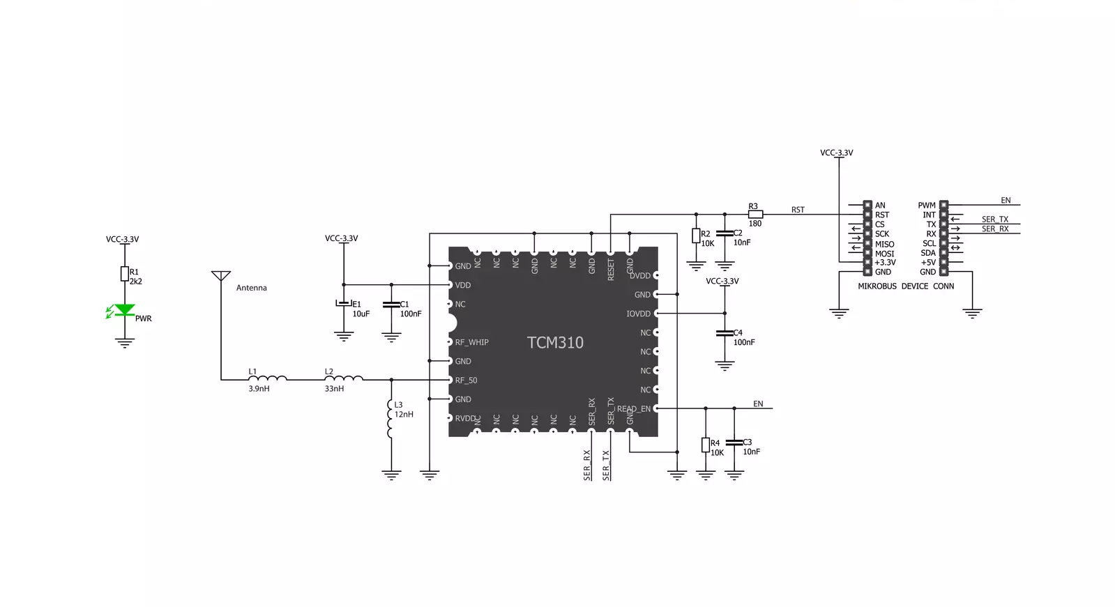 EnOcean Click Schematic schematic