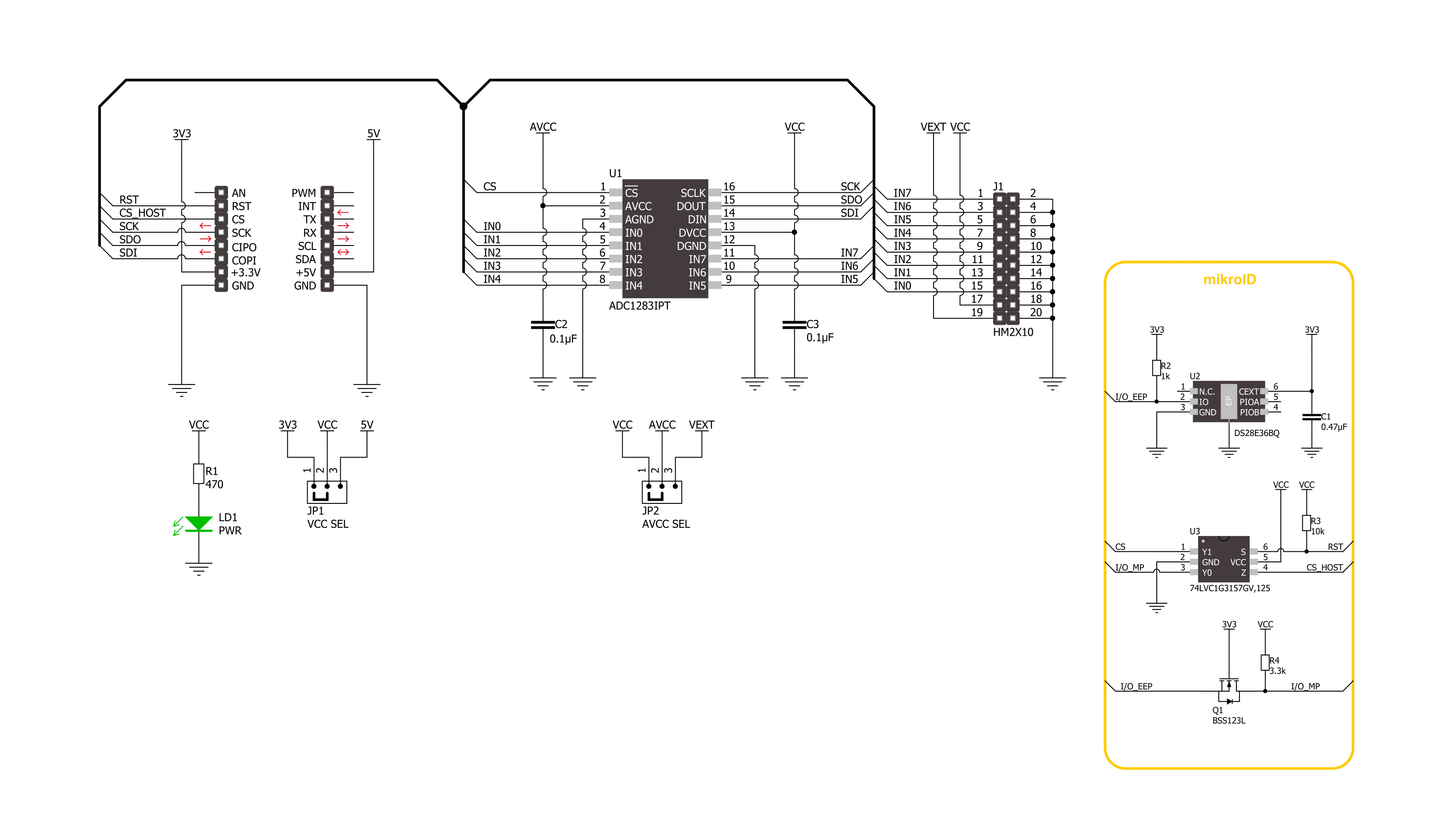 ADC 21 Click Schematic schematic