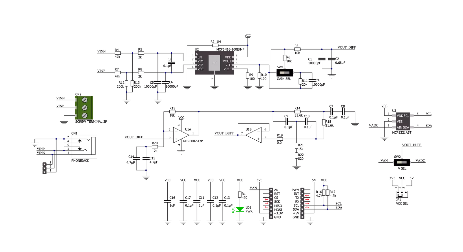 ECG 7 Click Schematic schematic