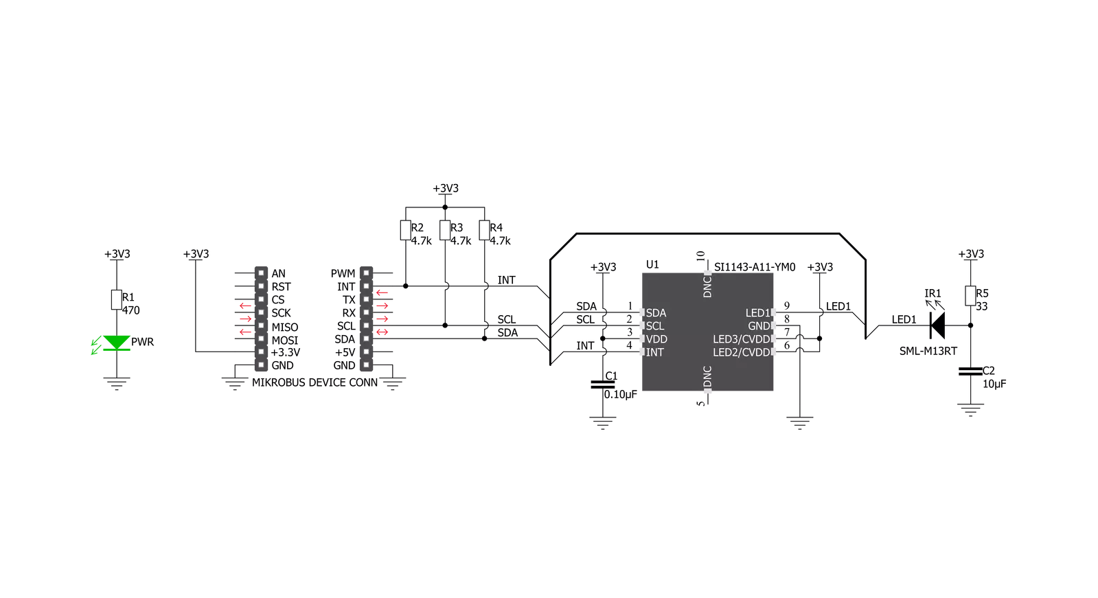 Proximity 10 Click Schematic schematic