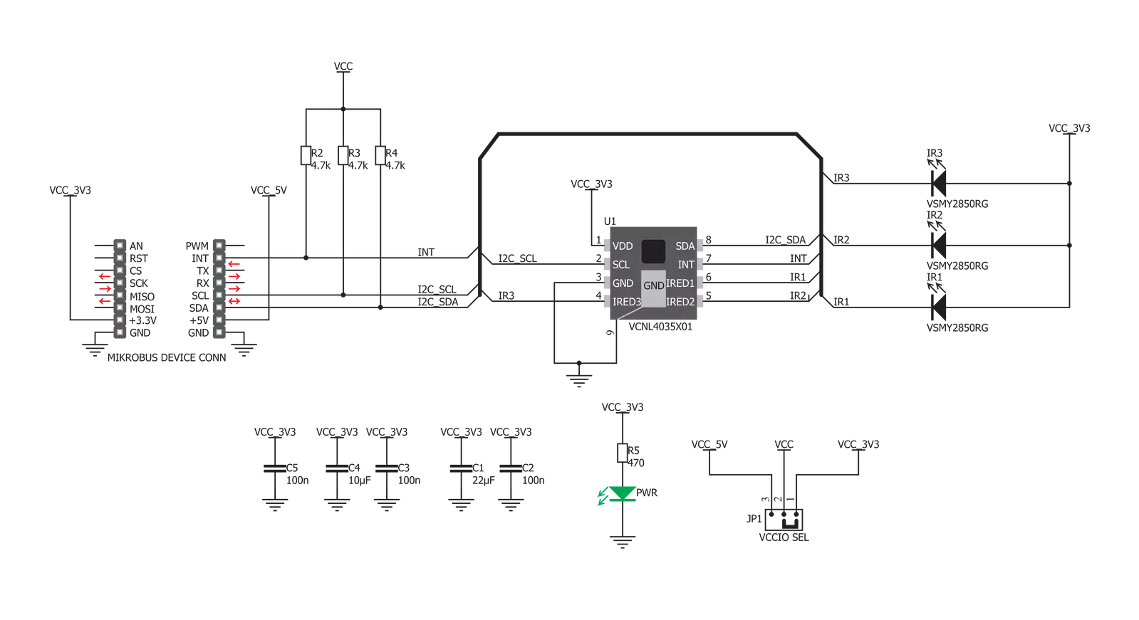 Proximity 5 Click Schematic schematic