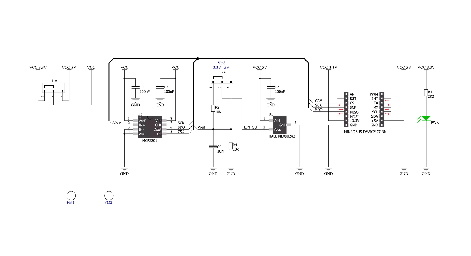 LIN HALL Click Schematic schematic