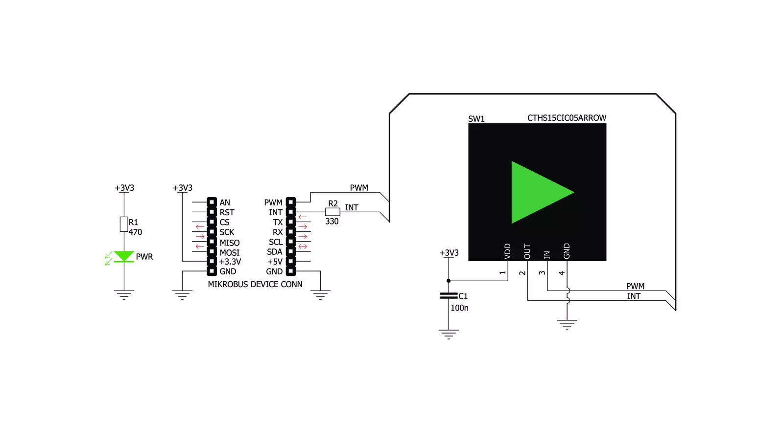 Button PLAY Click Schematic schematic