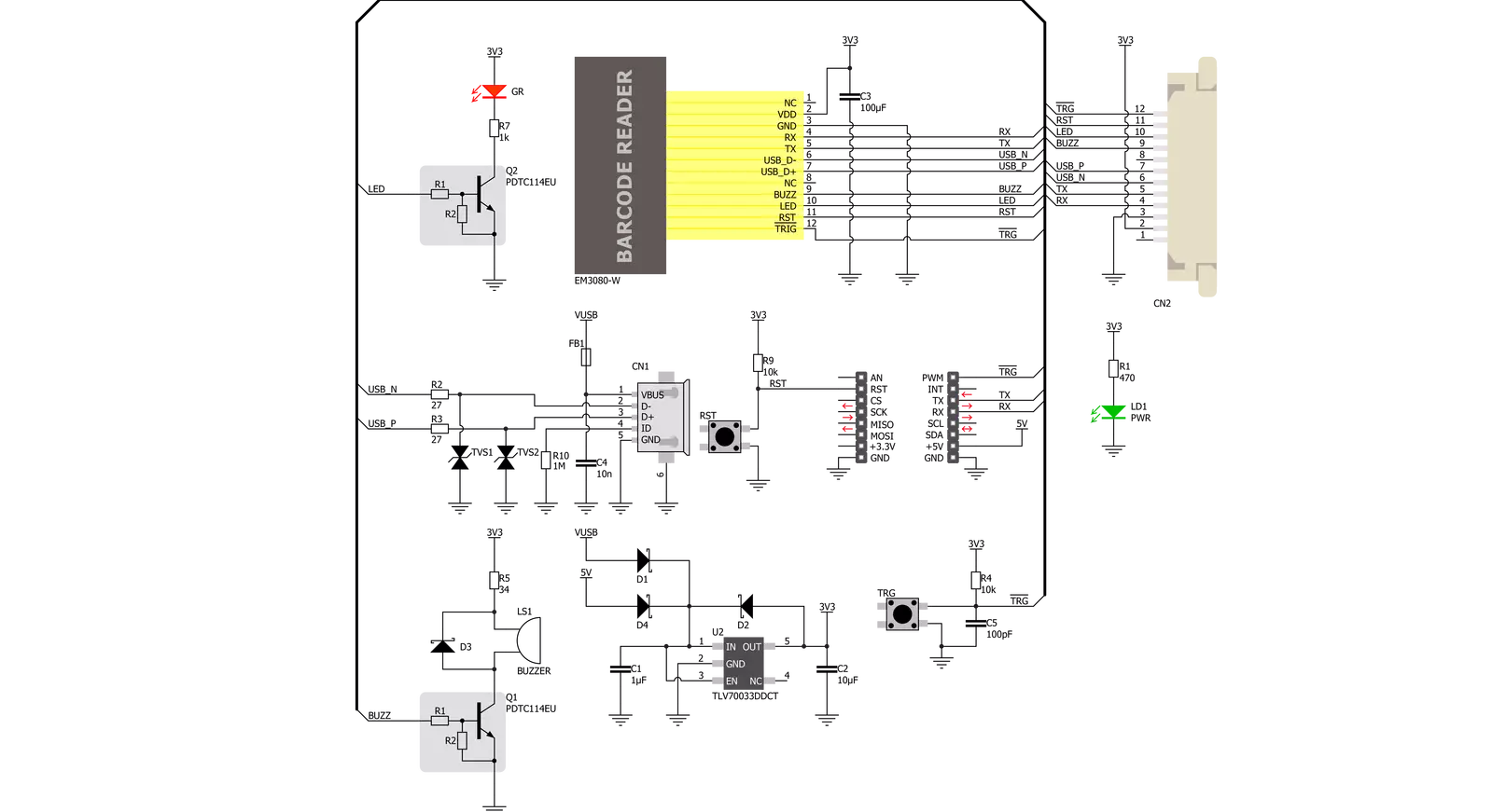 Barcode 2 Click Schematic schematic