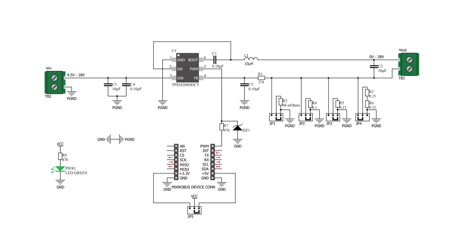 LED Driver 5 Click Schematic schematic