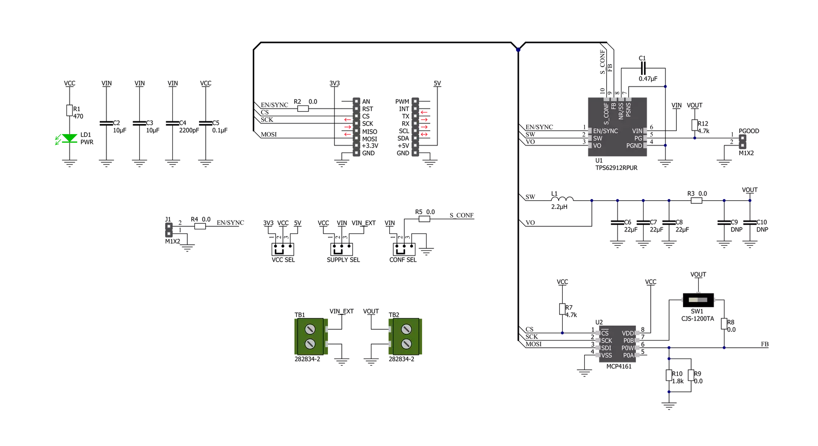 Buck 16 Click Schematic schematic