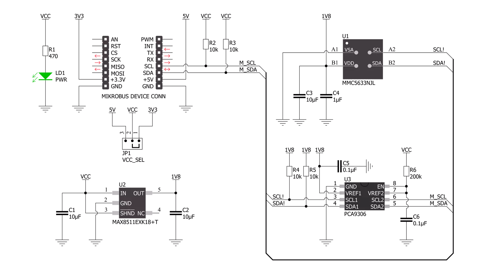 Compass 7 Click Schematic schematic