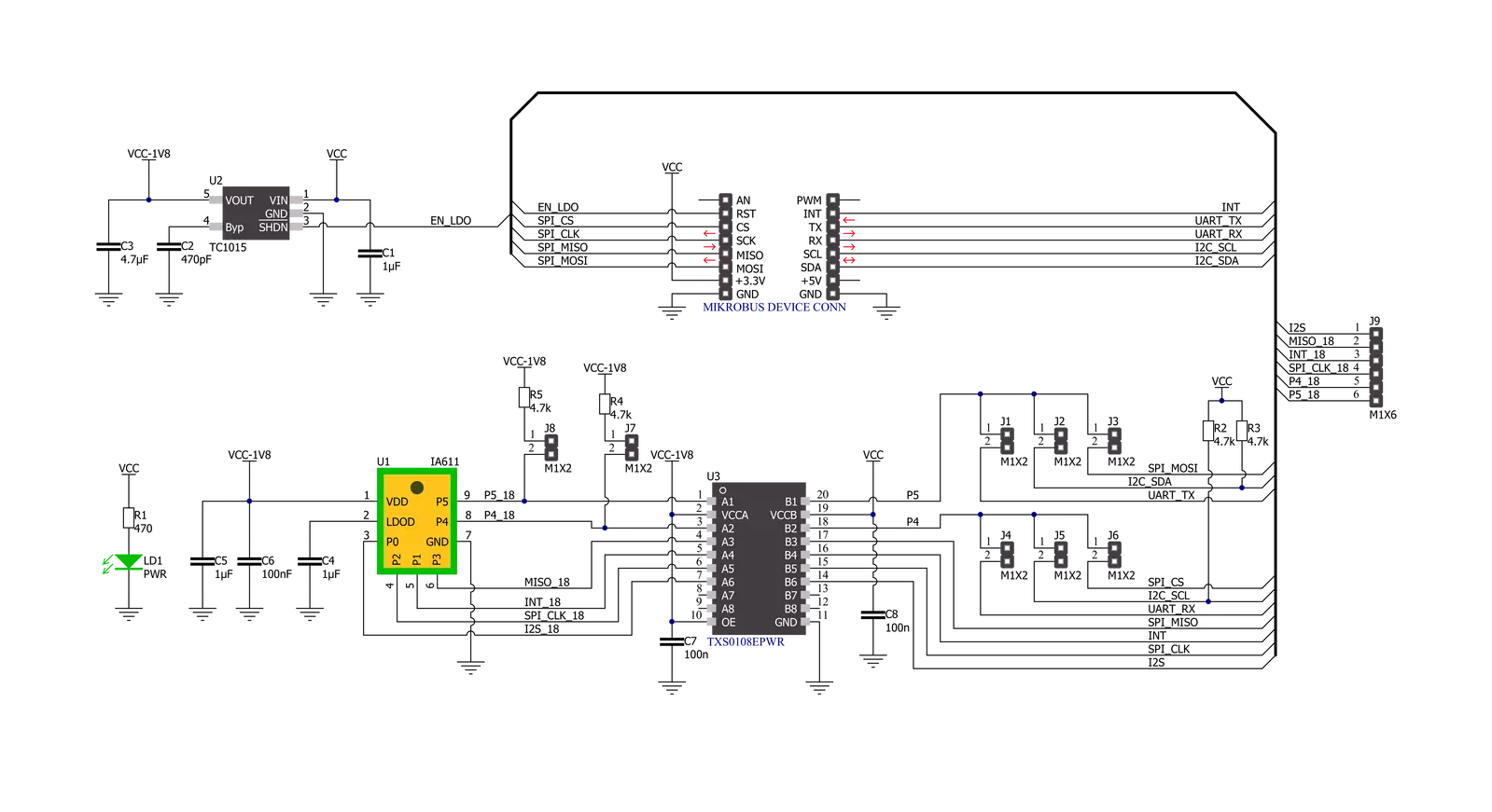 Smart Mic Click Schematic schematic