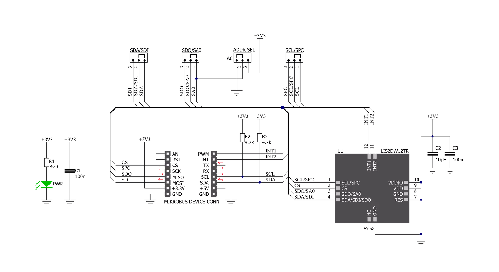 Accel 10 Click Schematic schematic