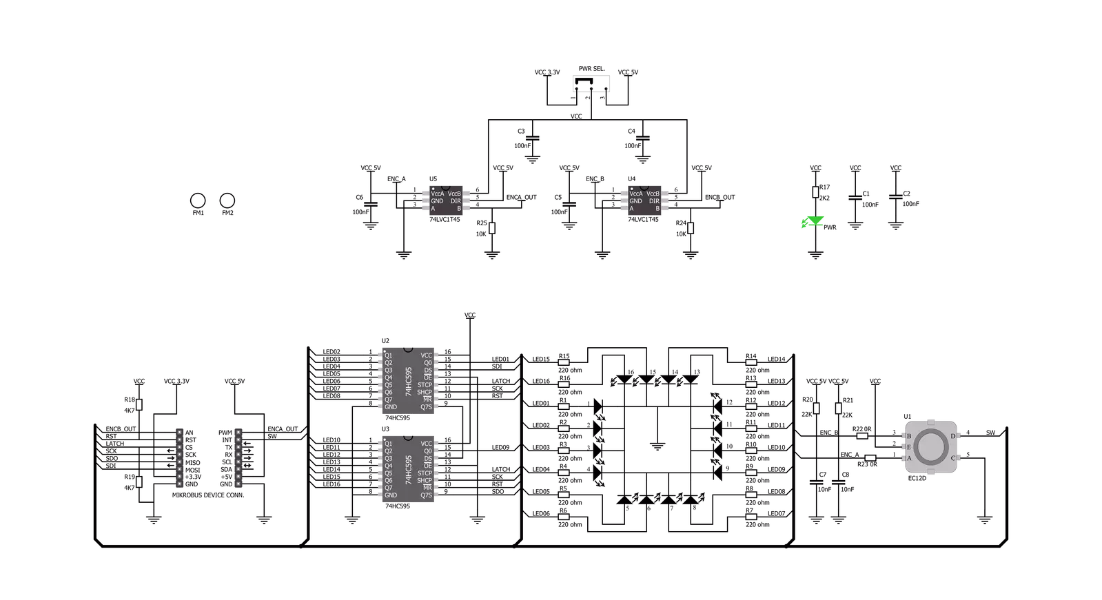 ROTARY O Click Schematic schematic