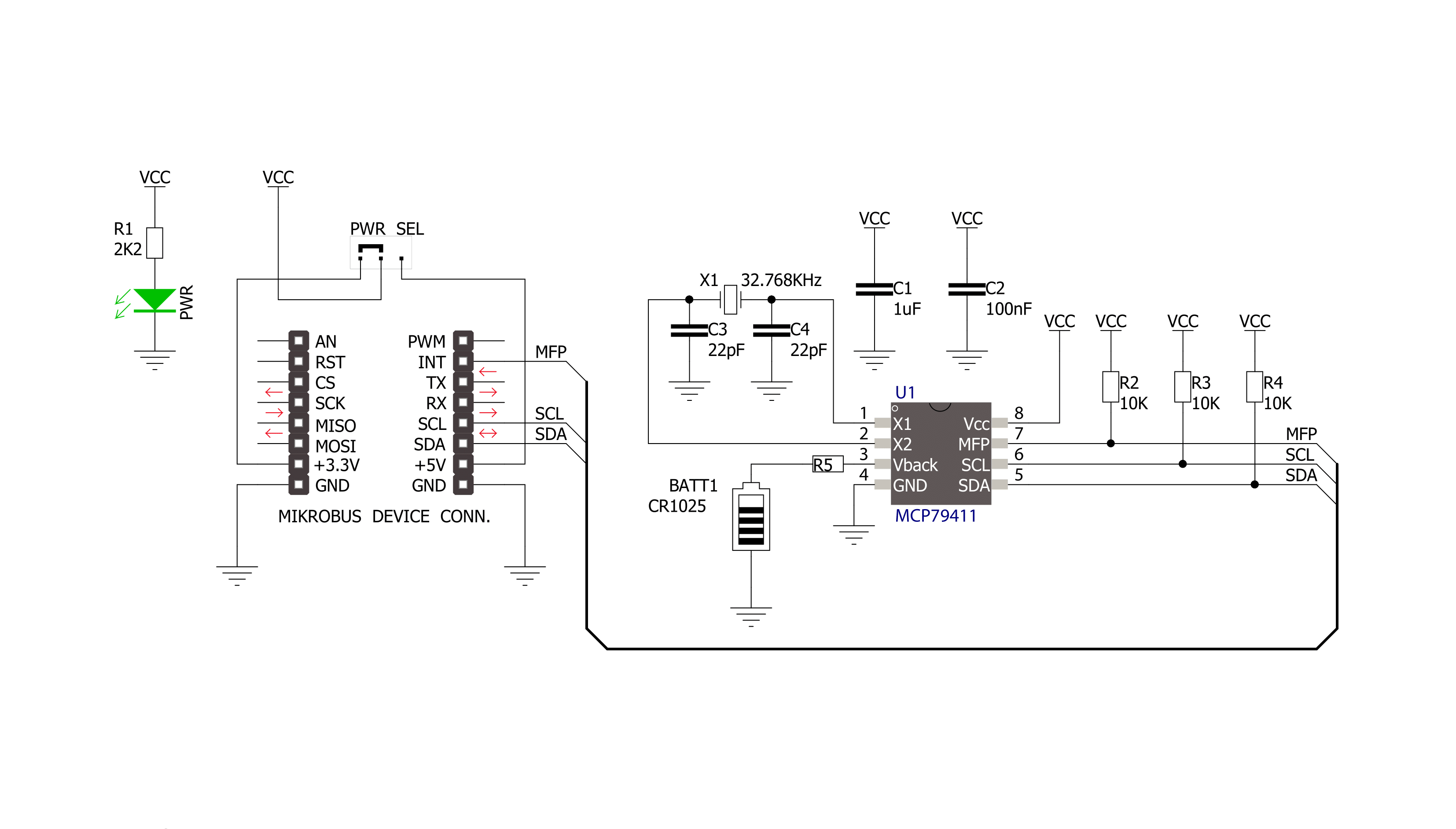 RTC 6 Click Schematic schematic