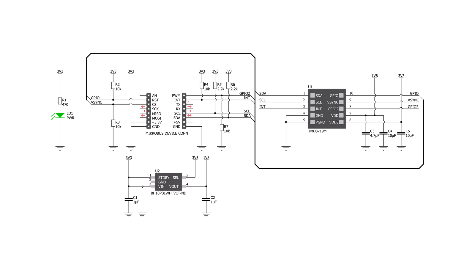 Proximity 12 Click Schematic schematic